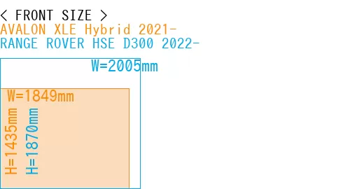 #AVALON XLE Hybrid 2021- + RANGE ROVER HSE D300 2022-